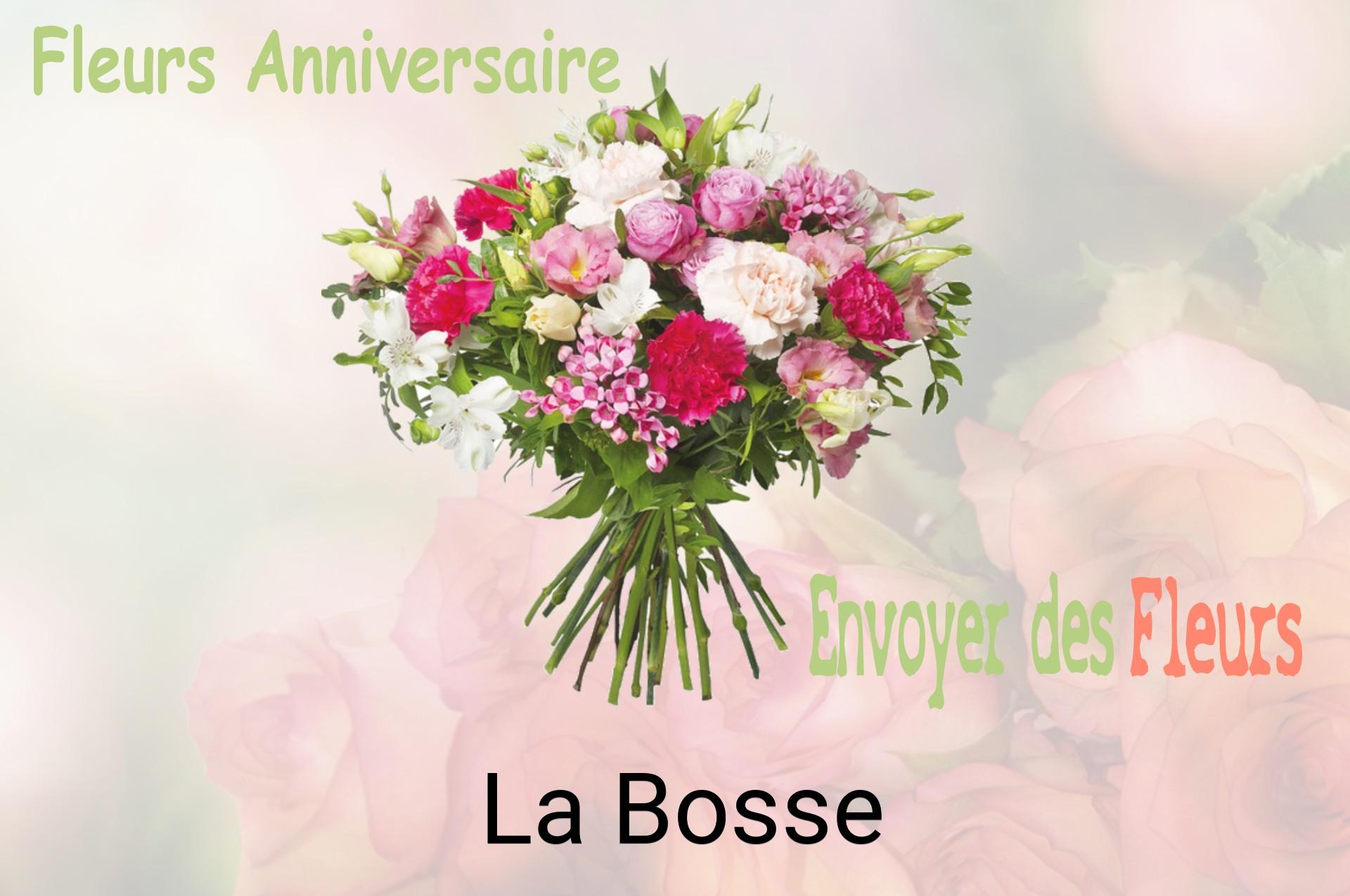 Bouquet de fleurs d’anniversaire livré à La Bosse